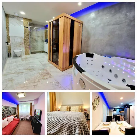 Wellness Gold Apartment With Private Sauna & Jacuzzi Prague Exterior photo